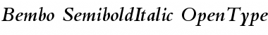 Download Bembo Semibold Italic Font