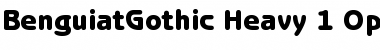 Download ITC Benguiat Gothic Font