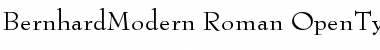 Download Bernhard Modern Roman Font