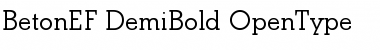 Download BetonEF DemiBold Font