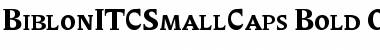 Download Biblon ITC SmallCaps Bold Font