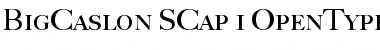 Download BigCaslon SCap Font