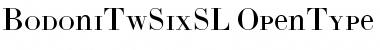 Download BodoniTwSixSL Regular Font