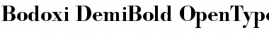 Download Bodoxi-DemiBold Font