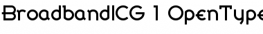 Download BroadbandICG Regular Font