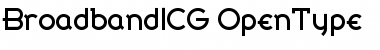 Download BroadbandICG Regular Font