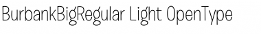 Download Burbank Big Regular Light Font