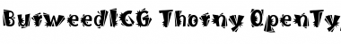 Download BurweedICG Thorny Font