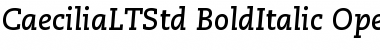 Download Caecilia LT Std 76 Bold Italic Font