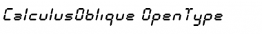 Download Calculus Oblique Font