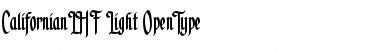 Download LHF Californian Light Font