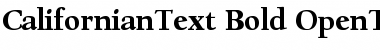 Download CalifornianText Bold Font