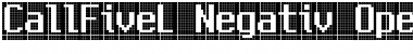 Download CallFiveL-Negativ Font