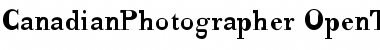 Download CanadianPhotographer Font