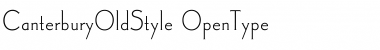 Download CanterburyOldStyle Font