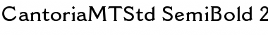Download Cantoria MT Std Font