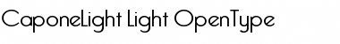 Download CaponeLight Light Font