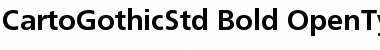 Download CartoGothic Std Bold Font