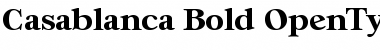 Download Casablanca-Bold Regular Font
