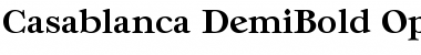 Download Casablanca-DemiBold Regular Font