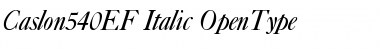 Download Caslon540EF Italic Font