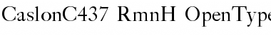 Download CaslonC437 RomanH Font