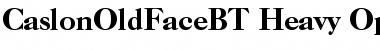 Download Caslon Old Face Heavy Font