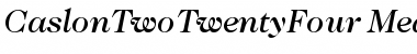 Download ITC Caslon 224 Medium Italic Font