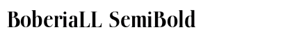 BoberiaLL SemiBold Preview
