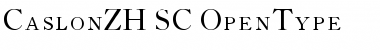 Download CaslonZH-SC Regular Font