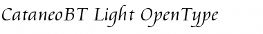Download Cataneo Light Font