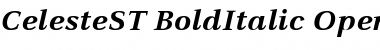 Download CelesteST BoldItalic Font