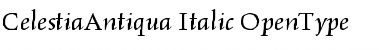 Download Celestia Antiqua Italic Font