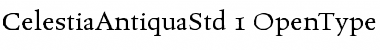 Download Celestia Antiqua Std Regular Font