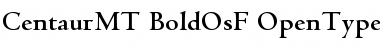 Download Centaur MT Bold Oldstyle Figures Font