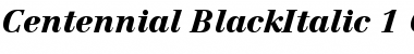Download Linotype Centennial 96 Black Italic Font Title Preview Download Linotype Centennial 96 Black Italic Font Title Preview