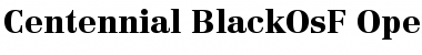 Download Centennial 95 Black OsF Font