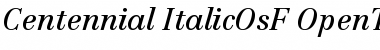 Download Centennial 56 Italic OsF Font