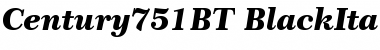 Download Century 751 Black Italic Font