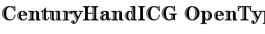 Download CenturyHandICG Font