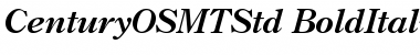 Download Century OS MT Std Bold Italic Font