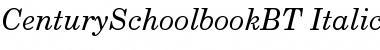 Download Century Schoolbook Italic Font