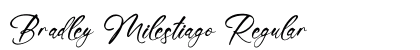 Bradley Milestiago Regular Font Bradley Milestiago Regular Font Preview