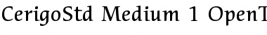 Download ITC Cerigo Std Medium Font