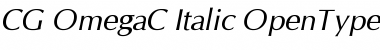 Download CG-OmegaC Italic Font