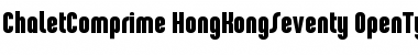 Download ChaletComprime-HongKongSeventy Font