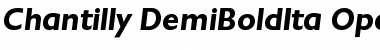 Download Chantilly-DemiBoldIta Font