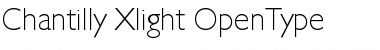Download Chantilly-Xlight Font