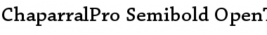 Download Chaparral Pro Font