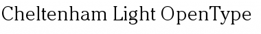 Download ITC Cheltenham Light Font